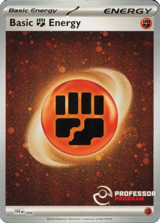 Fighting Energy (2023) (006) - Holofoil [Professor Program Promos]