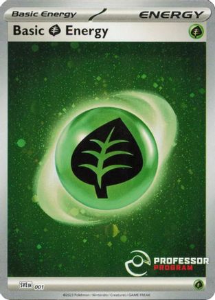 Grass Energy (2023) (001) - Holofoil [Professor Program Promos]