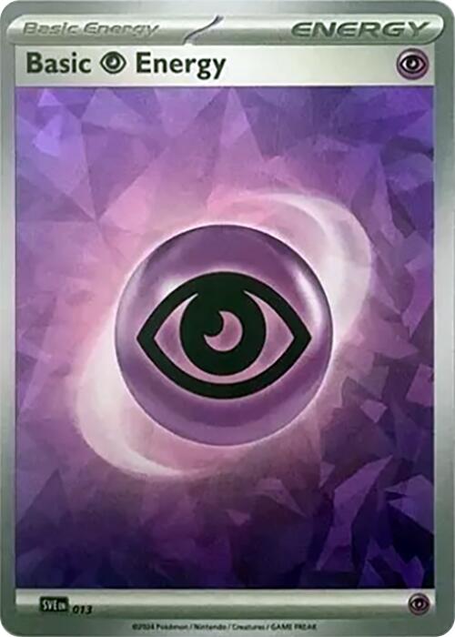 Basic Psychic Energy (013) (Cracked Ice Holo) [Scarlet & Violet: Stellar Crown] - Pokémon - Card Brawlers | Quebec | Canada |