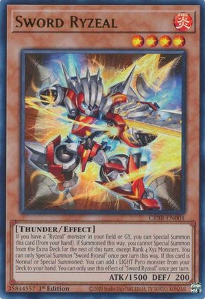 Sword Ryzeal [CRBR-EN001] Ultra Rare - Yu-Gi-Oh! - Card Brawlers | Quebec | Canada |