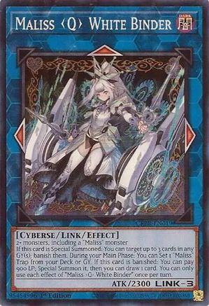 Maliss Q White Binder [CRBR-EN019] Super Rare - Yu-Gi-Oh! - Card Brawlers | Quebec | Canada |