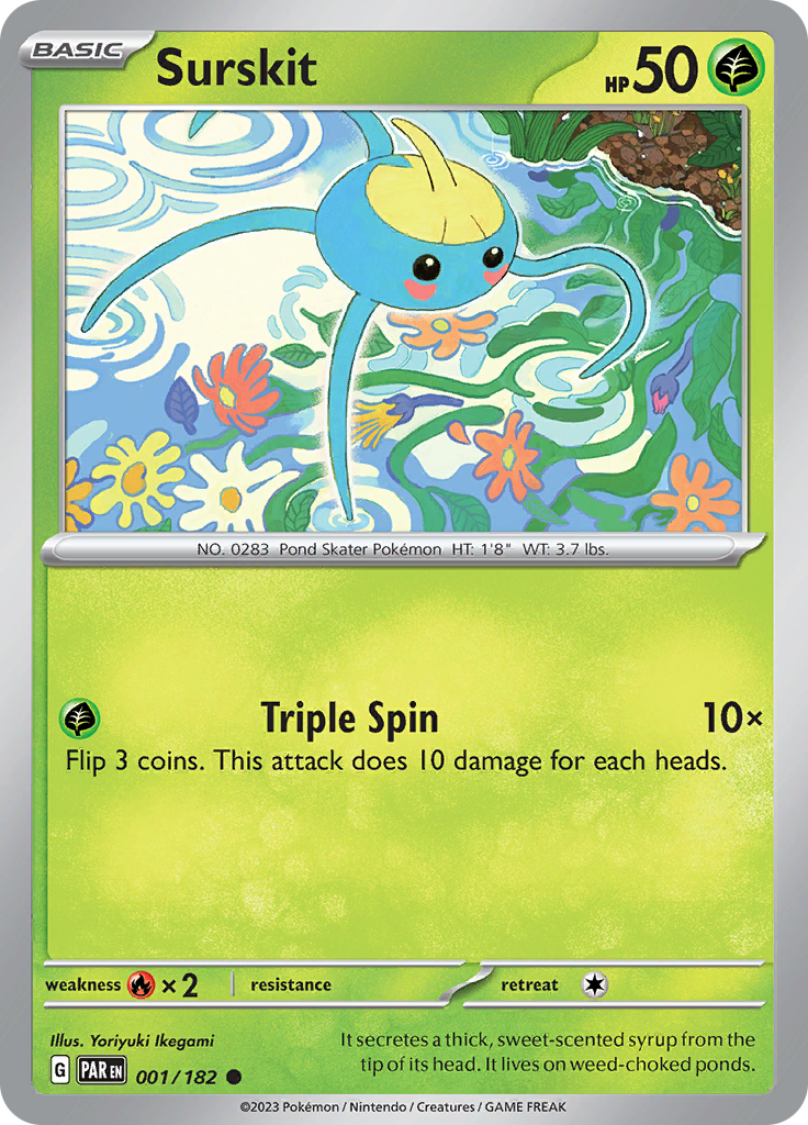 Surskit (001/182) [Scarlet & Violet: Paradox Rift] - Pokémon - Card Brawlers | Quebec | Canada |