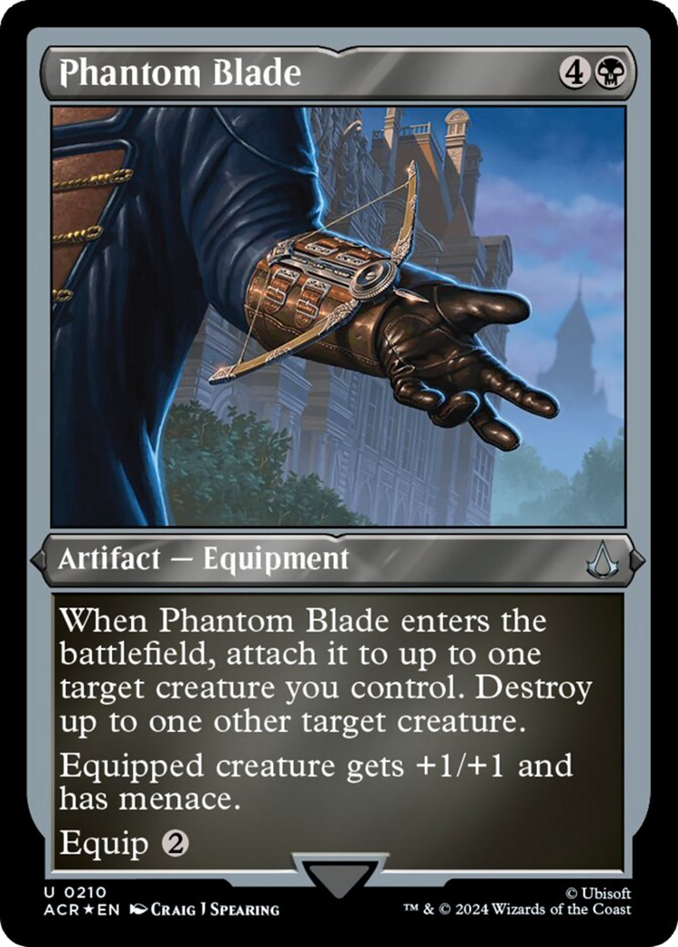 Phantom Blade (Foil Etched) [Assassin's Creed] - Magic: The Gathering - Card Brawlers | Quebec | Canada |