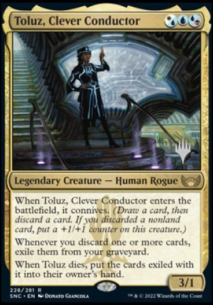 Toluz, Clever Conductor (Promo Pack) [Streets of New Capenna Promos] - Magic: The Gathering - Card Brawlers | Quebec | Canada |