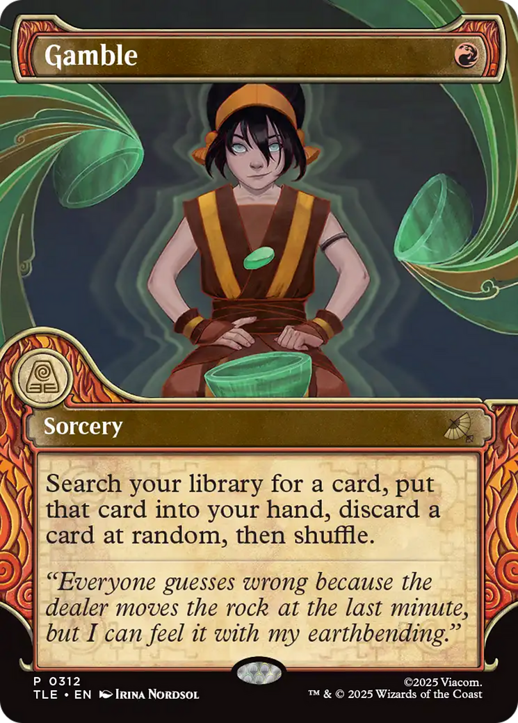 Gamble (Showcase) [Avatar: The Last Airbender: Eternal-Legal] - Magic: The Gathering - Card Brawlers | Quebec | Canada |