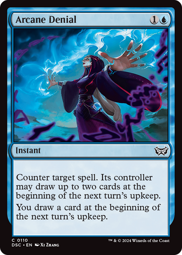 Arcane Denial [Duskmourn: House of Horror Commander] - Magic: The Gathering - Card Brawlers | Quebec | Canada |