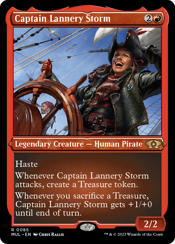 Captain Lannery Storm (Foil Etched) [Multiverse Legends] - Magic: The Gathering - Card Brawlers | Quebec | Canada |