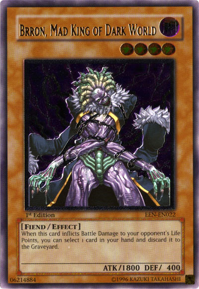 Brron, Mad King of Dark World [EEN-EN022] Ultimate Rare - Yu-Gi-Oh! - Card Brawlers | Quebec | Canada |