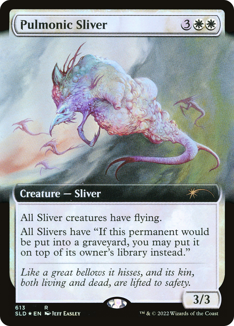 Pulmonic Sliver (Extended Art) [Secret Lair Drop Promos] - Magic: The Gathering - Card Brawlers | Quebec | Canada |