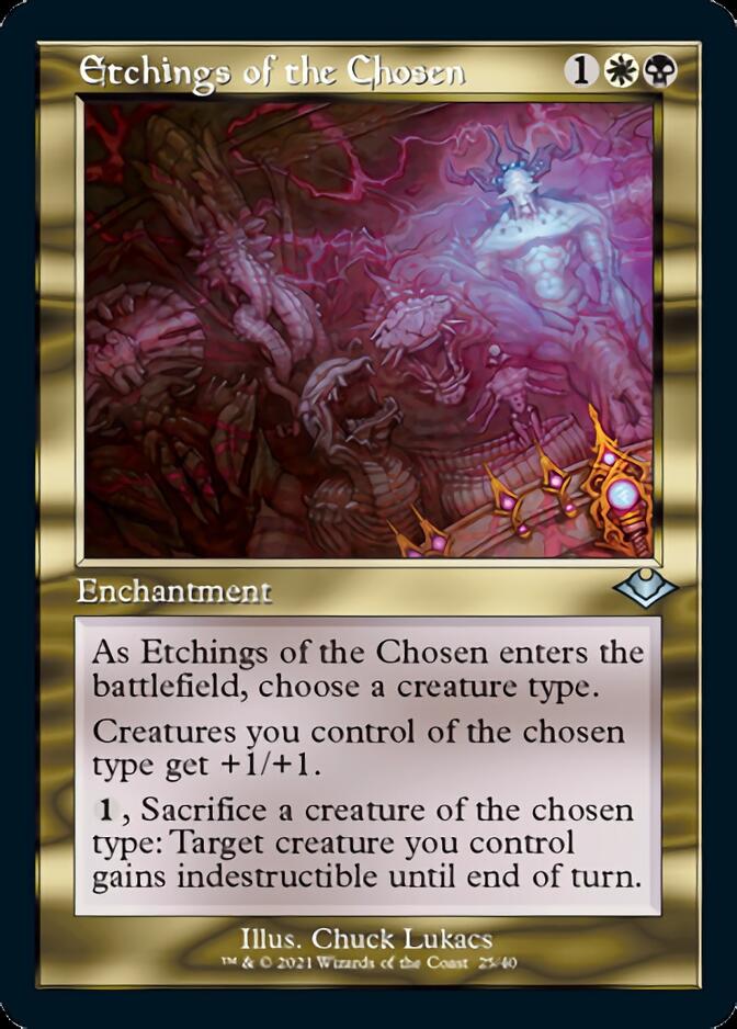 Etchings of the Chosen (Retro Foil Etched) [Modern Horizons] - Magic: The Gathering - Card Brawlers | Quebec | Canada |
