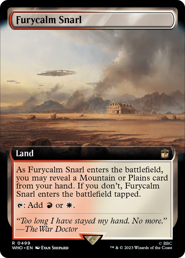 Furycalm Snarl (Extended Art) [Doctor Who] - Magic: The Gathering - Card Brawlers | Quebec | Canada |