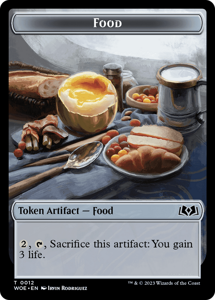 Rat // Food (0012) Double-Sided Token [Wilds of Eldraine Tokens] - Magic: The Gathering - Card Brawlers | Quebec | Canada |