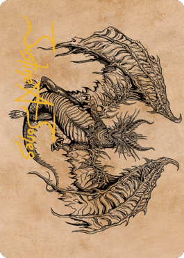 Ganax, Astral Hunter Art Card (Gold-Stamped Signature) [Commander Legends: Battle for Baldur's Gate Art Series] - Magic: The Gathering - Card Brawlers | Quebec | Canada |