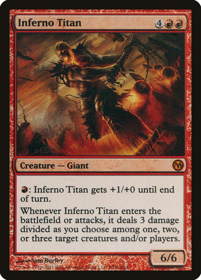 Inferno Titan (Duels of the Planeswalkers Promos) [Duels of the Planeswalkers Promos 2011] - Magic: The Gathering - Card Brawlers | Quebec | Canada |