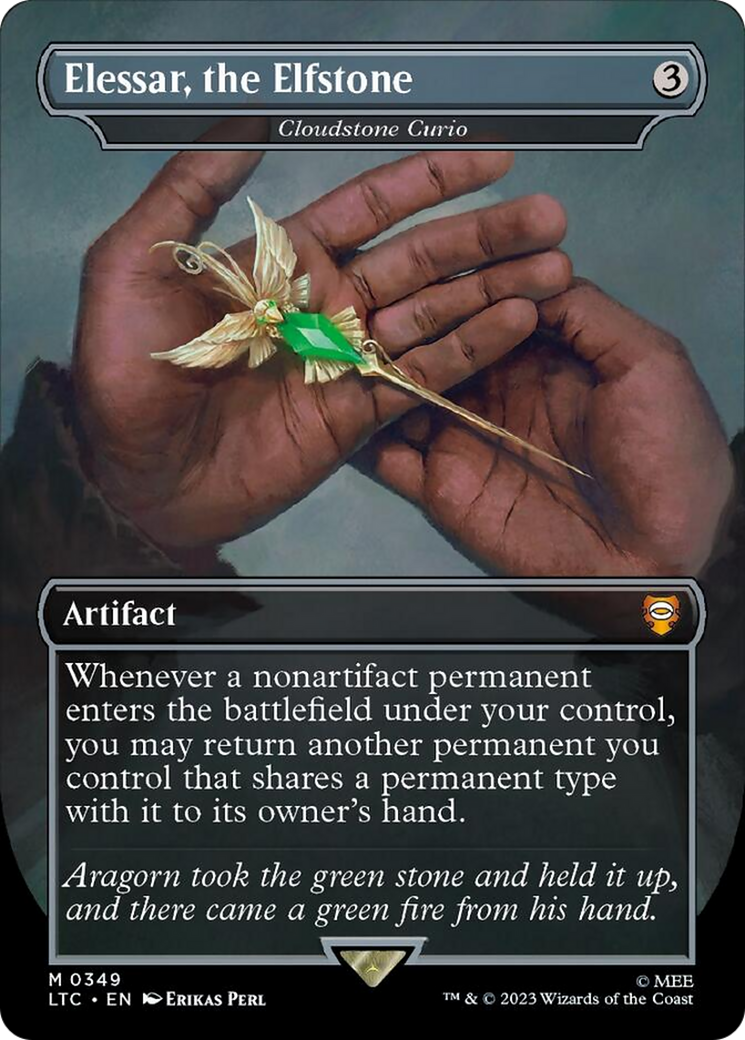 Cloudstone Curio - Elessar, the Elfstone [The Lord of the Rings: Tales of Middle-Earth Commander] - Magic: The Gathering - Card Brawlers | Quebec | Canada |