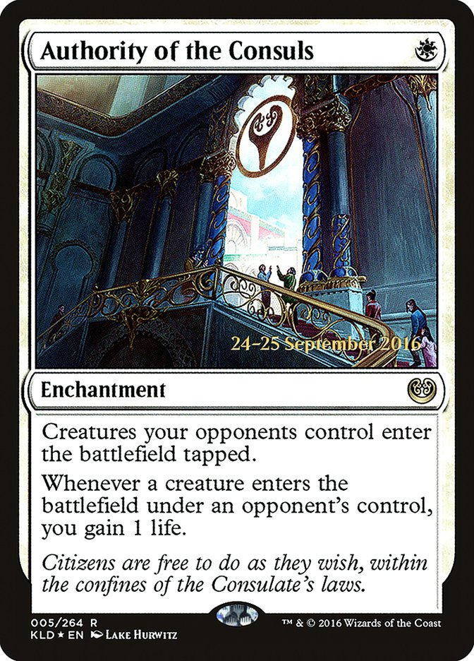 Authority of the Consuls [Kaladesh Prerelease Promos] - Magic: The Gathering - Card Brawlers | Quebec | Canada |
