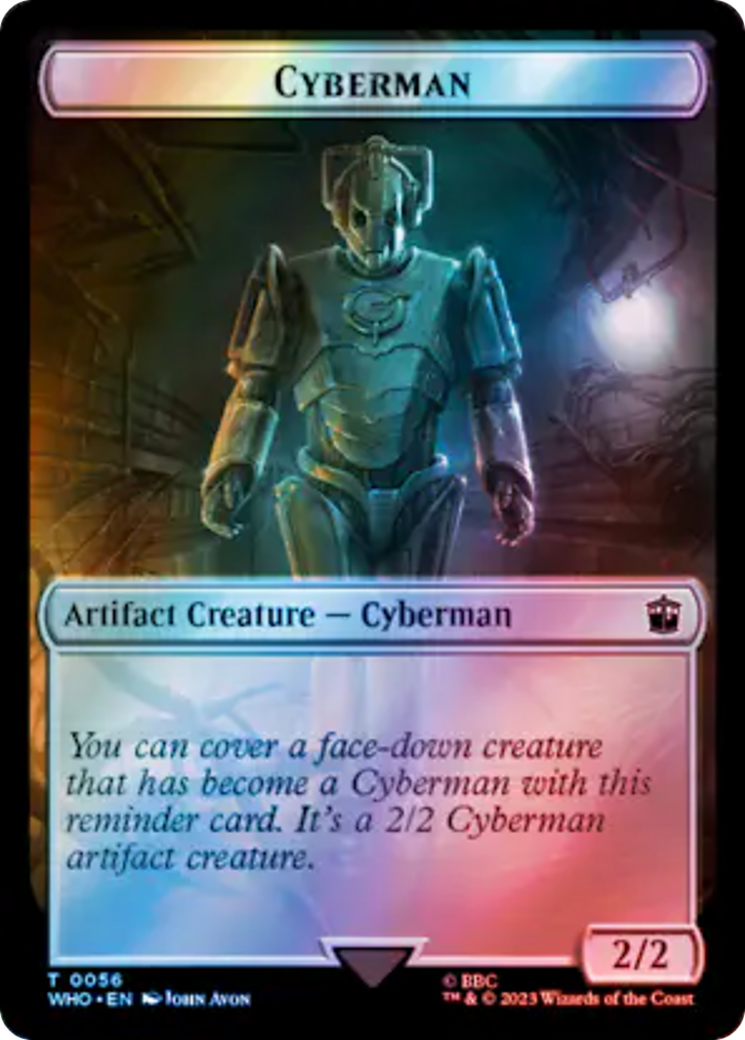 Alien // Cyberman Double-Sided Token (Surge Foil) [Doctor Who Tokens] - Magic: The Gathering - Card Brawlers | Quebec | Canada |
