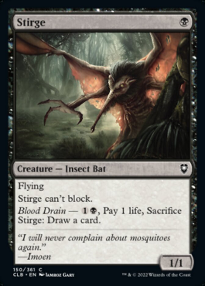Stirge [Commander Legends: Battle for Baldur's Gate] - Magic: The Gathering - Card Brawlers | Quebec | Canada |