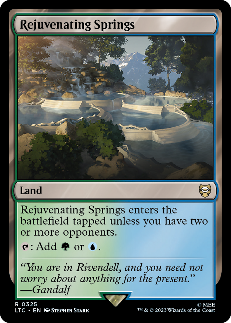 Rejuvenating Springs [The Lord of the Rings: Tales of Middle-Earth Commander] - Magic: The Gathering - Card Brawlers | Quebec | Canada |