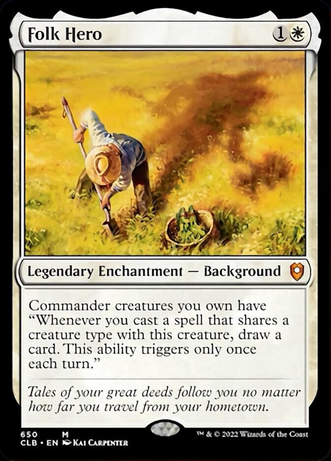 Folk Hero [Commander Legends: Battle for Baldur's Gate] - Magic: The Gathering - Card Brawlers | Quebec | Canada |