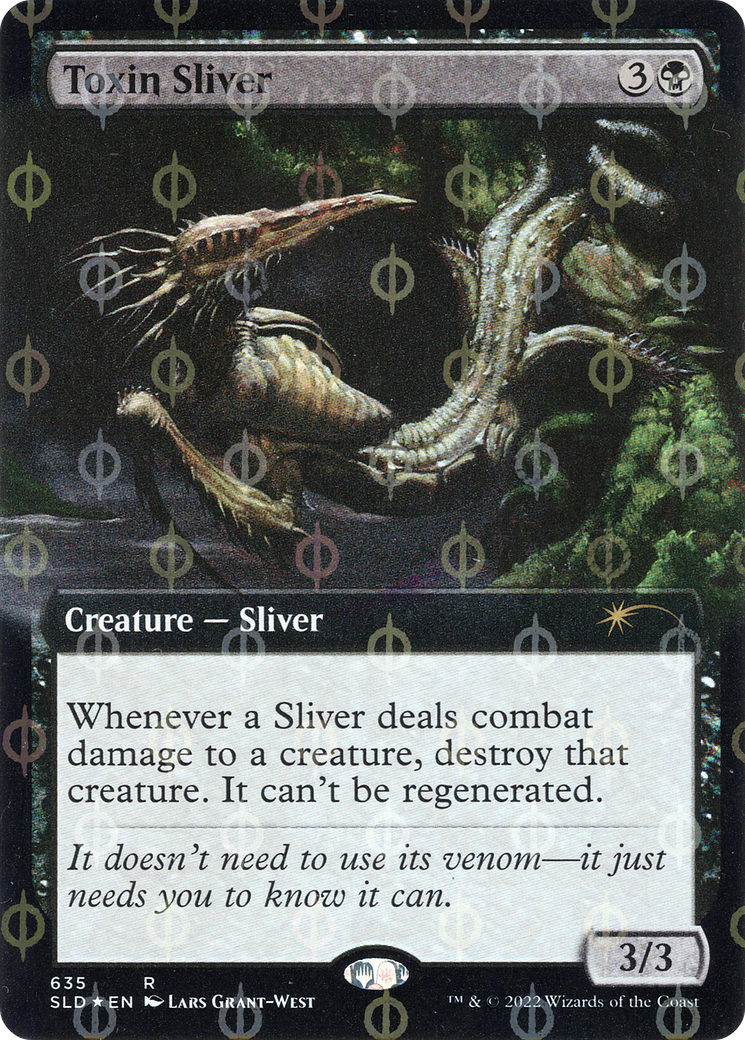 Toxin Sliver (Extended Art) (Step-and-Compleat Foil) [Secret Lair Drop Promos] - Magic: The Gathering - Card Brawlers | Quebec | Canada |