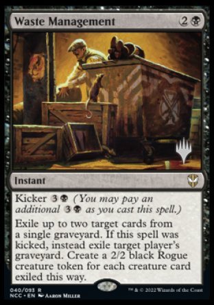 Waste Management (Promo Pack) [Streets of New Capenna Commander Promos] - Magic: The Gathering - Card Brawlers | Quebec | Canada |