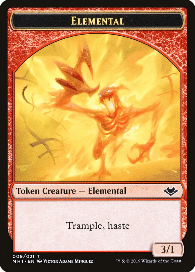 Soldier (004) // Elemental (009) Double-Sided Token [Modern Horizons Tokens] - Magic: The Gathering - Card Brawlers | Quebec | Canada |