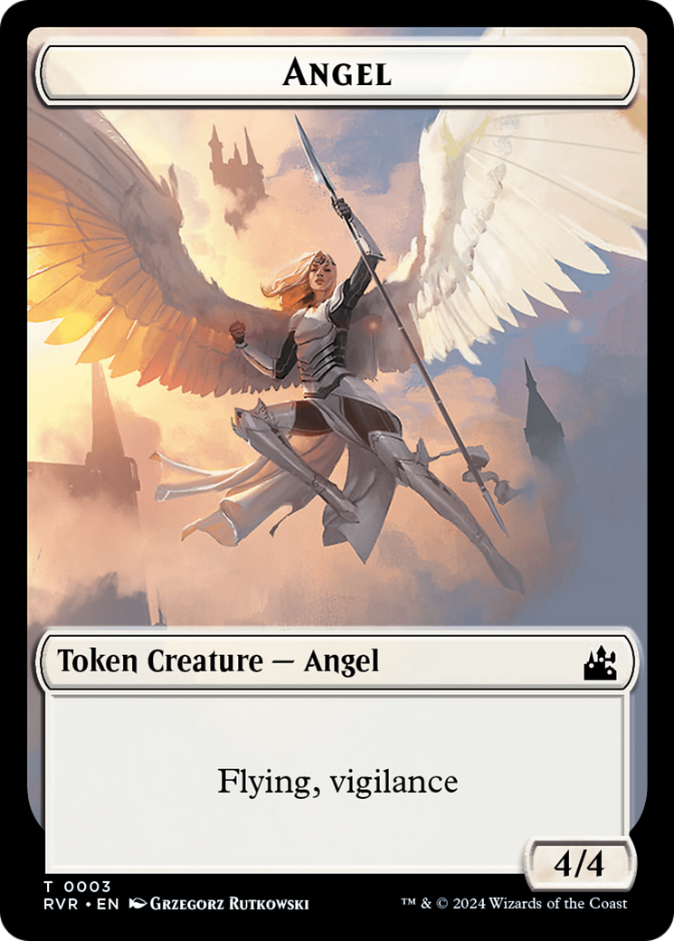 Goblin (0008) // Angel (0003) Double-Sided Token [Ravnica Remastered Tokens] - Magic: The Gathering - Card Brawlers | Quebec | Canada |