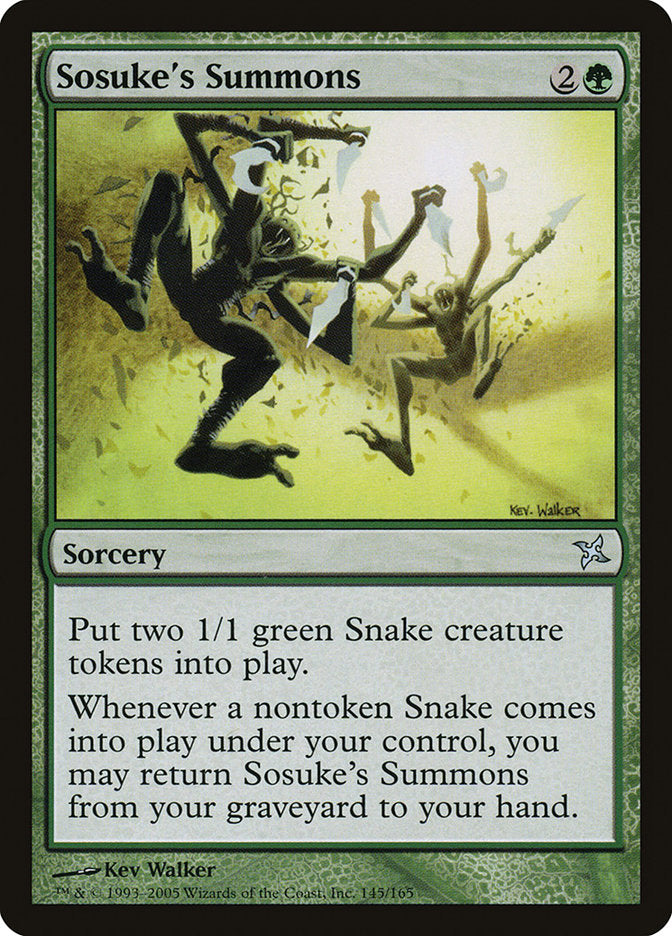 Sosuke's Summons [Betrayers of Kamigawa] - Magic: The Gathering - Card Brawlers | Quebec | Canada |
