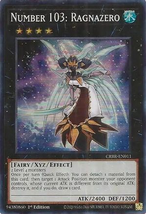 Number 103: Ragnazero (SR) [CRBR-EN011] Super Rare - Yu-Gi-Oh! - Card Brawlers | Quebec | Canada |