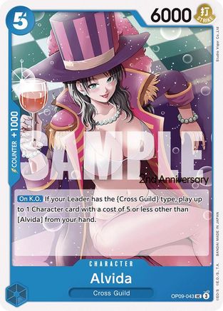 Alvida (OP09-043) - Emperors in the New World: 2nd Anniversary Tournament Cards