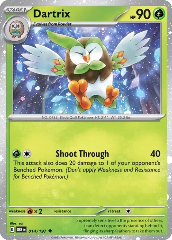 Dartrix (014/197) (Cosmos Holo) [Miscellaneous Cards] - Pokémon - Card Brawlers | Quebec | Canada |