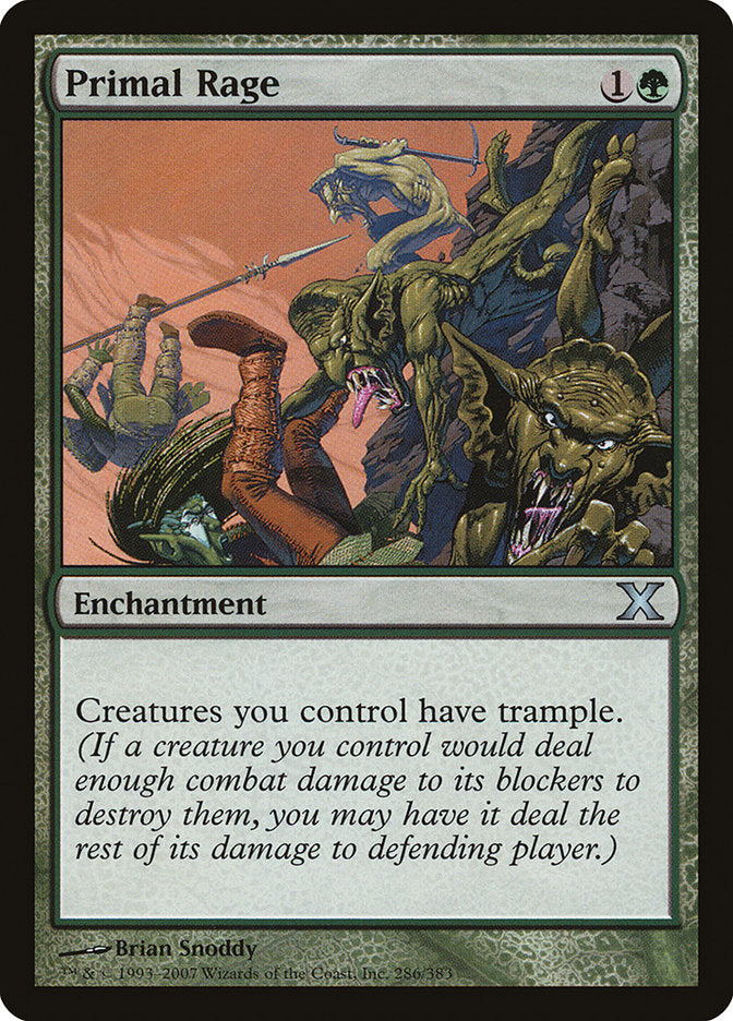 Primal Rage [Tenth Edition] - Magic: The Gathering - Card Brawlers | Quebec | Canada |