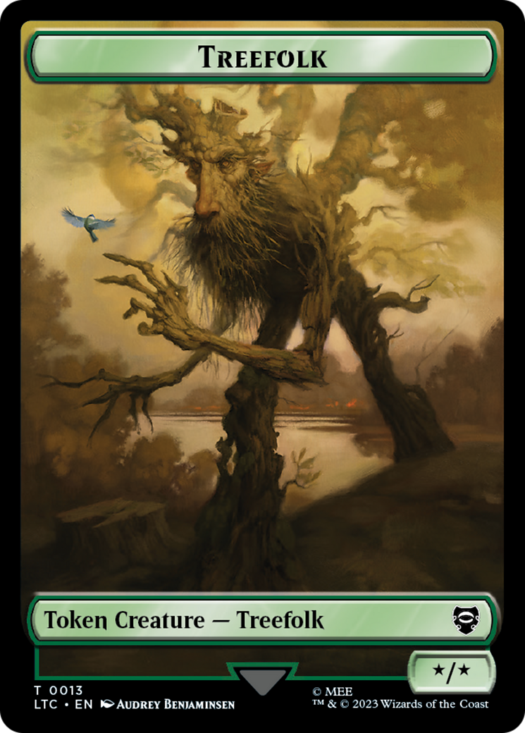 Treefolk // Food Token [The Lord of the Rings: Tales of Middle-Earth Commander Tokens] - Magic: The Gathering - Card Brawlers | Quebec | Canada |