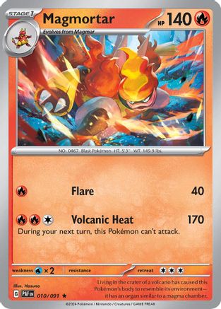 Magmortar (010/091) [Deck Exclusives]