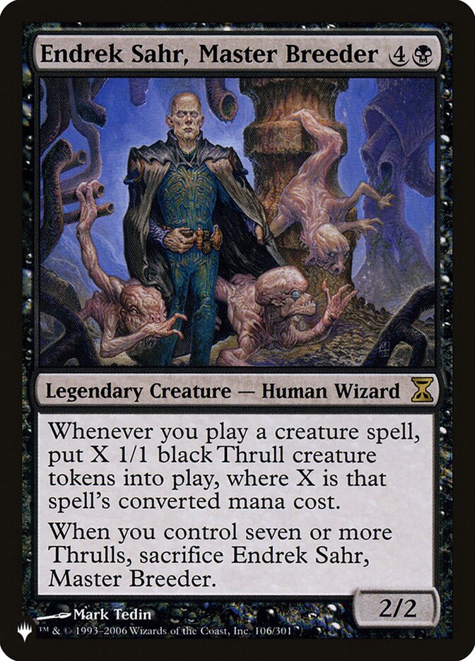 Endrek Sahr, Master Breeder [The List] - Magic: The Gathering - Card Brawlers | Quebec | Canada |