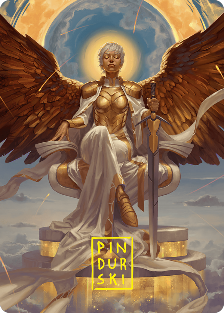 Herald of Eternal Dawn Art Card (27/54) (Gold-Stamped Signature) [Foundations Art Series] - Magic: The Gathering - Card Brawlers | Quebec | Canada |