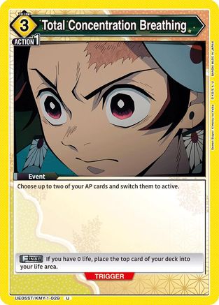 Total Concentration Breathing (UE05ST/KMY-1-029) - UE05ST Demon Slayer Kimetsu no Yaiba Starter Deck