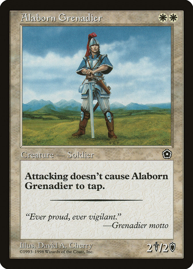 Alaborn Grenadier [Portal Second Age] - Magic: The Gathering - Card Brawlers | Quebec | Canada |
