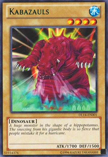 Kabazauls (Green) [DL14-EN001] Rare - Yu-Gi-Oh! - Card Brawlers | Quebec | Canada |