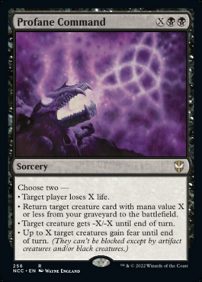 Profane Command [Streets of New Capenna Commander] - Magic: The Gathering - Card Brawlers | Quebec | Canada |
