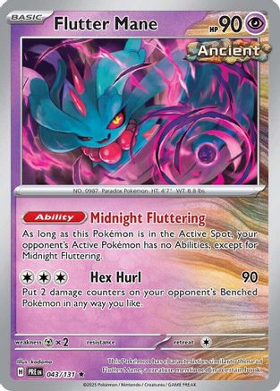 Flutter Mane (043/131) [Scarlet & Violet: Prismatic Evolutions] - Pokémon - Card Brawlers | Quebec | Canada |