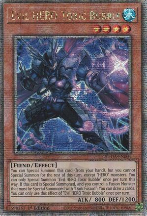 Evil HERO Toxic Bubble (Quarter Century Secret Rare) [SUDA-EN001] Quarter Century Secret Rare - Yu-Gi-Oh! - Card Brawlers | Quebec | Canada |