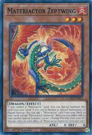 Materiactor Zeptwing [SUDA-EN012] Common - Yu-Gi-Oh! - Card Brawlers | Quebec | Canada |