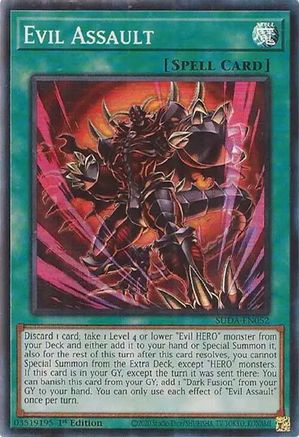 Evil Assault [SUDA-EN052] Super Rare - Yu-Gi-Oh! - Card Brawlers | Quebec | Canada |