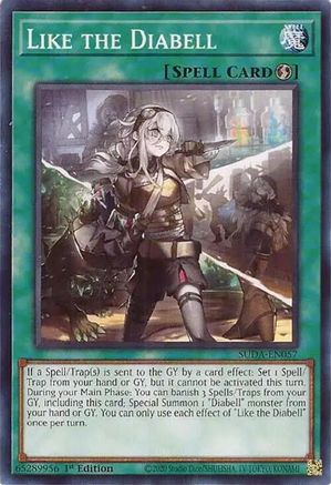 Like the Diabell [SUDA-EN057] Common - Yu-Gi-Oh! - Card Brawlers | Quebec | Canada |