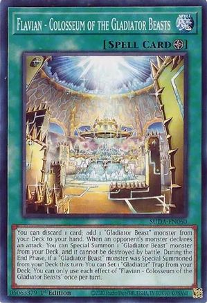 Flavian - Colosseum of the Gladiator Beasts [SUDA-EN060] Common - Yu-Gi-Oh! - Card Brawlers | Quebec | Canada |