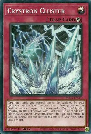 Crystron Cluster [SUDA-EN080] Common - Yu-Gi-Oh! - Card Brawlers | Quebec | Canada |