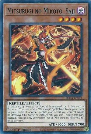 Mitsurugi no Mikoto, Saji [SUDA-EN091] Common - Yu-Gi-Oh! - Card Brawlers | Quebec | Canada |