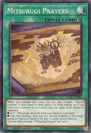 Mitsurugi Prayers [SUDA-EN094] Common - Yu-Gi-Oh! - Card Brawlers | Quebec | Canada |